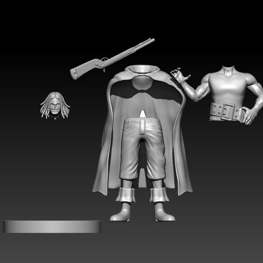 ワンピース 3D 💬 One Piece - Jack・ 3D File for ・Cults