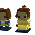 belle-le-prince-et-la-bete.png OBJ file Beauty, her prince and the Beast・3D printable model to download