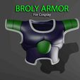 R1.jpg Broly Armor - Dragon ball - For Cosplay 3D print model
