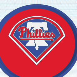 Tri-Color-Coasters.png Philadelphia Phillies Coaster