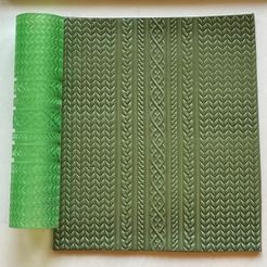 IMG_3308.jpeg Fichier STL Rouleau de texture pour pull en tricot・Plan imprimable en 3D à télécharger