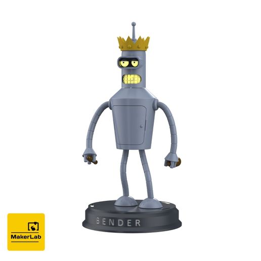 1.jpg Bender - Printable 3d model - STL files - Personal Use