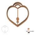 CORAZÓN-CERRADURA-PNG.png COOKIE CUTTER - HEART LOCK. VALENTINE'S DAY