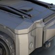 40.jpg Massive SF vehicle on 6 wheels - Vehicle tank SF Science-Fiction