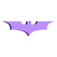 dkr batarang.STL Dark Knight Gadgets