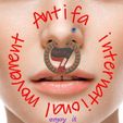 fake-nostril-piercing-antifa-01-00.jpg STL file Jewel Fashion fake nose septum hook FAKE NIPPLE PIERCING "Antifa-01" Female Male Septum Barbaella Non-Piercing Body Jewellery Bondage Weight afa-01 3d print cnc・3D print design to download