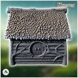 5.jpg Medieval hobbit house with round door and log walls (13) - Medieval Middle Earth Age 28mm 15mm RPG Shire