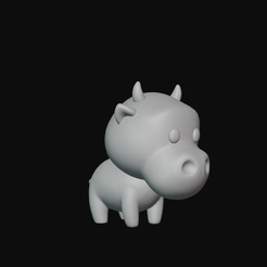 17.png Файл STL Мультяшная корова для 3D-печати・3D-печать дизайна для загрузки