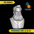 Alexander-Graham-Bell-Personal.png 3D Model of Alexander Graham Bell - High-Quality STL File for 3D Printing (PERSONAL USE)