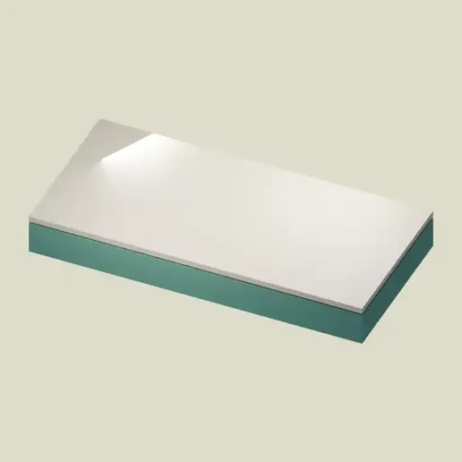 Acuarela Seis — paleta con seis cazoletas y tapa STL