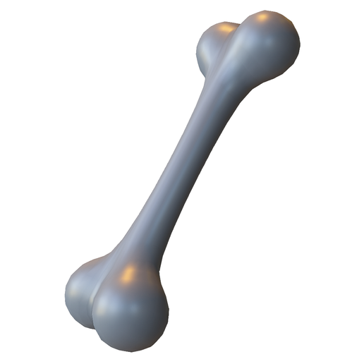 Stylized Cartoon Bone