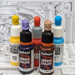 Atlas-Toppers-01.jpg Atlas Skull Paint Swatch for Army Painter & Vallejo Paints - Presupported