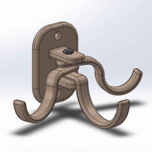 🪝 Foldable Wall Hook・Free STL File for 3D printing and CNC machining ...