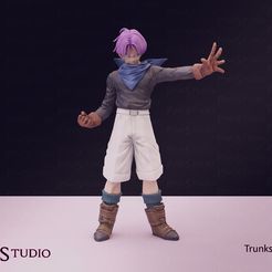rf1.jpg 3D file Dragon ball GT - Trunks・3D printing idea to download