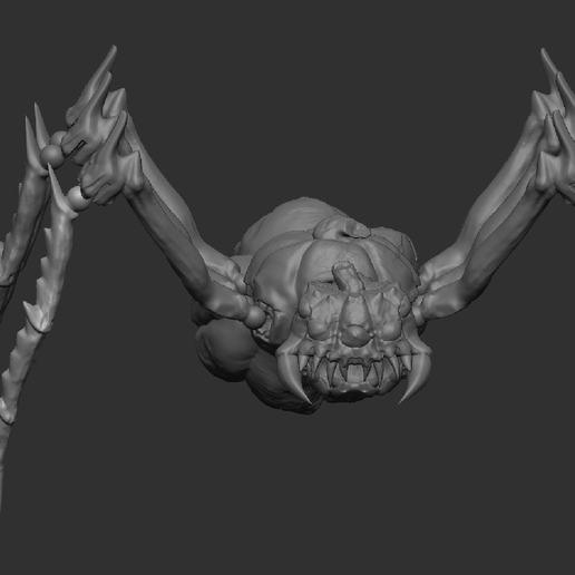 halloween Spider Pumpkin 3D model