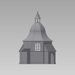 Ulrichskapelle_HO_1.bmp.jpg Free 3D file Small chapel - kleine Kapelle (Ulrichskapelle)・3D printable object to download