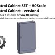 ScaleFiction3D_Cabinet_4.jpg H0 Scale - Control Cabinet and Cable Tray 3D print model
