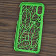 Case Iphone X leaf motif 1.png Case Iphone X/XS leaf motif