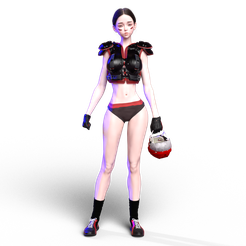 lfl1.png Archivo STL LFL chica japonesa・Plan de impresión en 3D para descargar