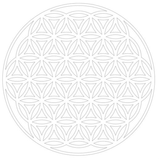 Flower of life pattern 3D model