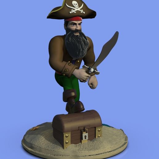 Free STL file Pirate・3D printing model to download・Cults