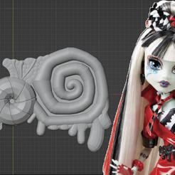 STL file Frankie Stein Midnight Runway Monster High Earrings 👹・Model to  download and 3D print・Cults
