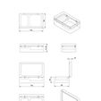 2.jpg Jewelry Box with Lid | STL File for 3D Printing | Two-Compartment Jewelry Organizer | Wooden Box Design for CNC