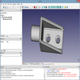 FreeCAD-CadQuery.png Bracket for 1/2" PVC pipe