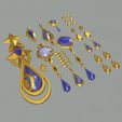 04.jpg Genshin Impact Furina Focalors Jewelry and Accessories MEGA set. Video game, props, cosplay