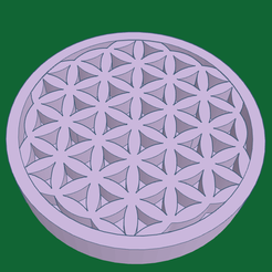 1.png Free STL file Fleur de Vie ring・3D printer model to download