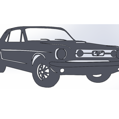 Musta,g-1967-V2.png Archivo STL Ford Mustang 1967・Idea de impresión 3D para descargar