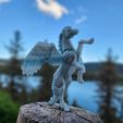 Pégase - Cheval articulé Flexi avec ailes (impression en place, pas de supports)