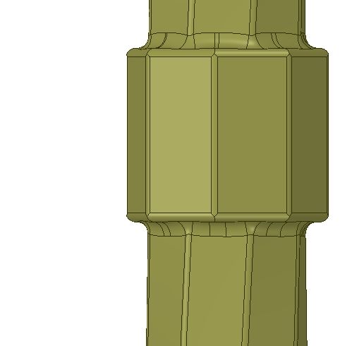 custom-made baluster pillar stairs handle techno v07 3d-print cnc - 3D model önizlemesi