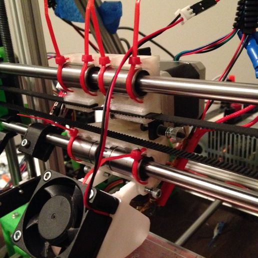 Free 3D file OB1.4 Direct drive, direct feed extruder for 45mm X axis