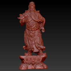 quan-cong-chong-dao-1.png STL-Datei chinesische kriegerstatue - quan cong chong dao・3D-druckbares Design zum Herunterladen