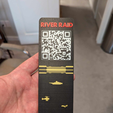 River-Raid-Bookmark-Main.png River Raid | Atari Inspired Bookmark with QR code for Quick Play | Atari Fans | Bookmark