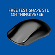 FREE_STL_SHAPE_TEST_ON_THINGIVERSE.png TEST SHAPE Finalmouse Ultralight 2 ZS-F1 Wireless 3D Printed Mouse