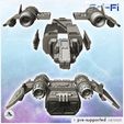 3.jpg Astral Falcon spaceship (1) - Future Sci-Fi SF Post apocalyptic Tabletop Scifi Wargaming Planetary exploration RPG Terrain