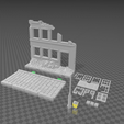 Casa tanque.png Street and ruined house ww2 1/35