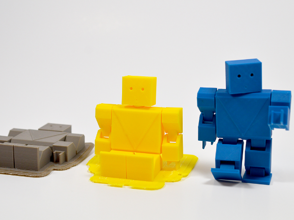 Threerobots.png Download free STL file Action Robot • 3D print design, leFabShop