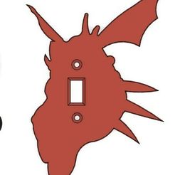 Screenshot_2021-03-01_105744.jpg Free 3D file Dragon Light switch cover・3D printing template to download