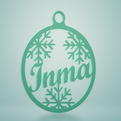 BN-INMA.png Fichier STL Bal de Noël de l'INMA・Objet pour impression 3D à télécharger, Pabloj59