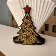 62.jpeg ✨ Shimmering Christmas Tree / Napkin Holder – Halogenic Smooth Plate Magic! 🎄✨