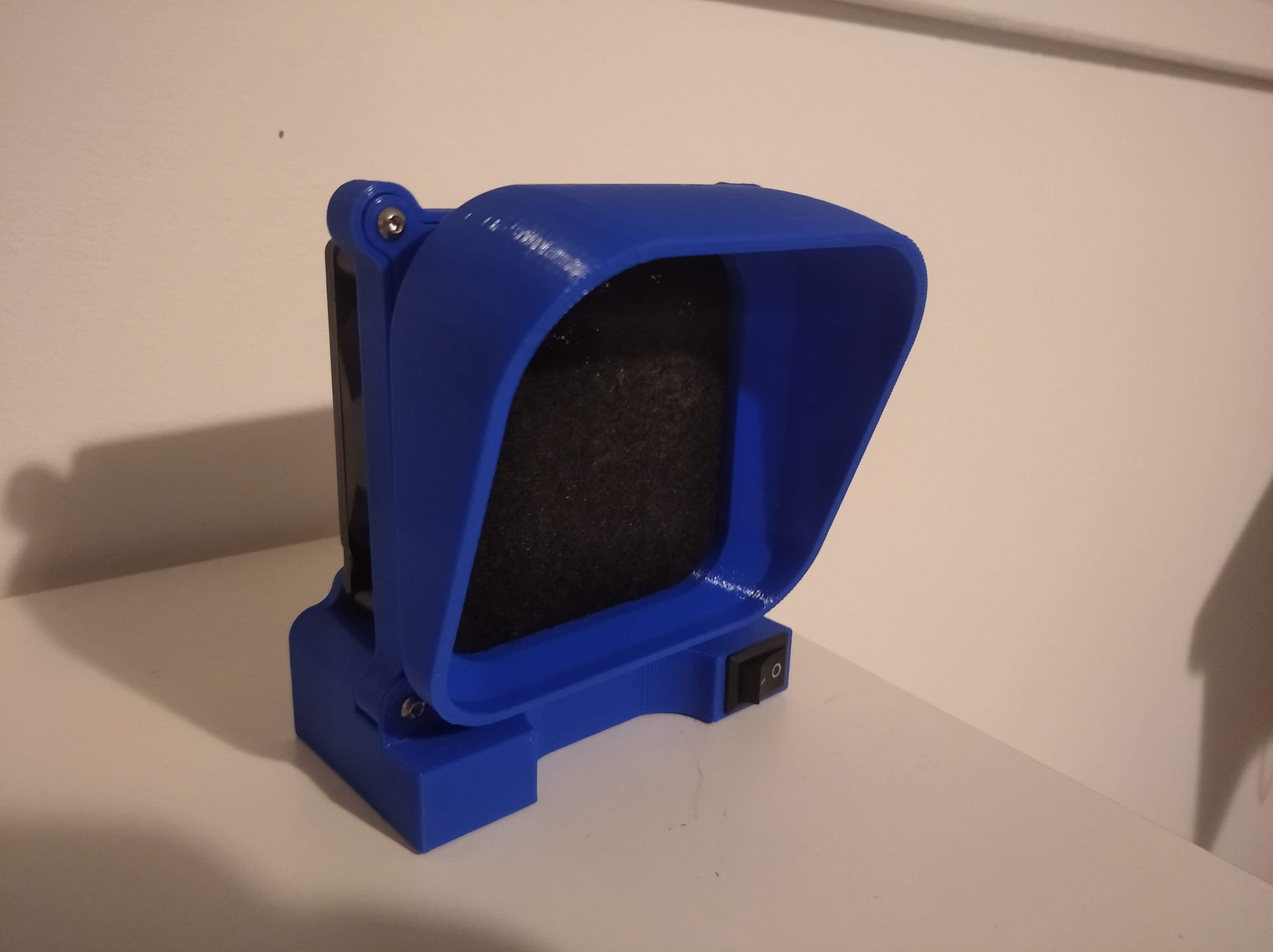 Download STL file Soldering fume extractor battery powered • Design to