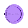 Miranda-LENS-CAP-V2-M.stl Miranda lens bayonet adapter for M43, Micro four thirds, and rear lens cap