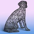 labrador-6.jpg Wired Labrador - 3D Wire Art