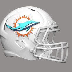 Miami-1.jpg Fichier STL NFL MIAMI DOLPHINS FLORIDA・Modèle à imprimer en 3D à télécharger