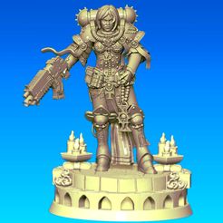 sororitas_render_net_a.jpg STL file godwin's pistol-wielding sister・Model to download and 3D print