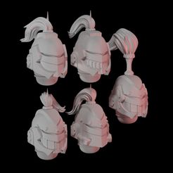 WS2Preview.jpg OBJ file Classic Lightning fast HELMETS FOR NEW HERESY・3D printable design to download