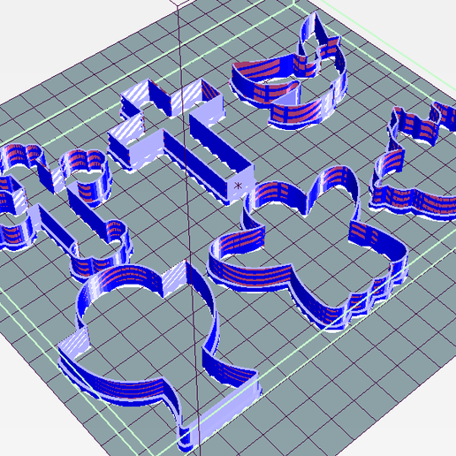 communion set x6 cookie cutter 3D model